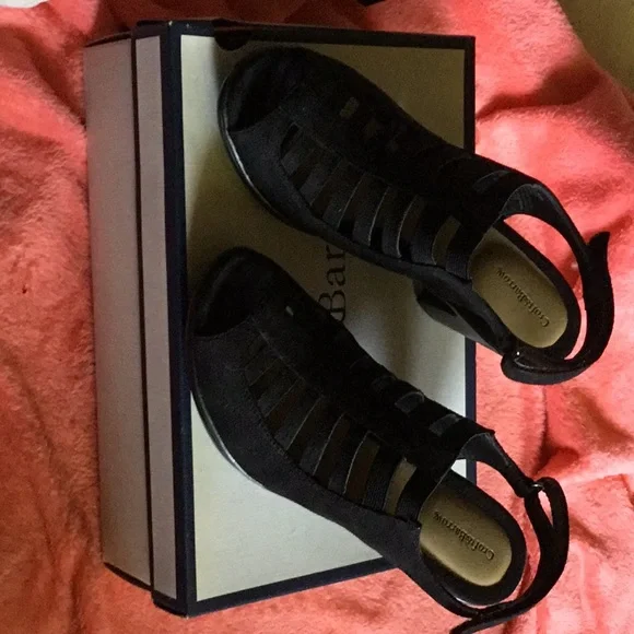 EUC Croft & Barrow Shay. Black, cushioned footbed. Size 7 1/2 - Picture 2 of 7